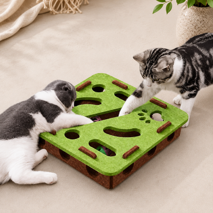 Pusselleksak för Katt – Bolljakt, Lek & Utmaning