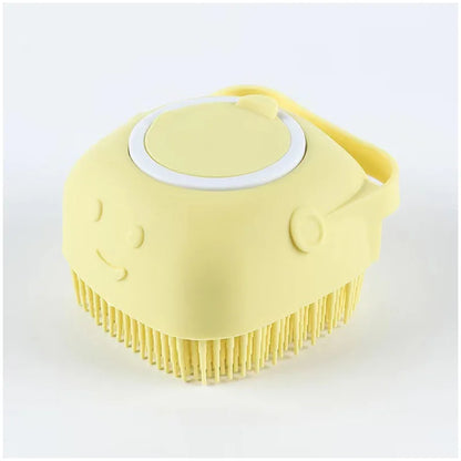 Silikonbadborste – Schampo & Massage, 2-i-1