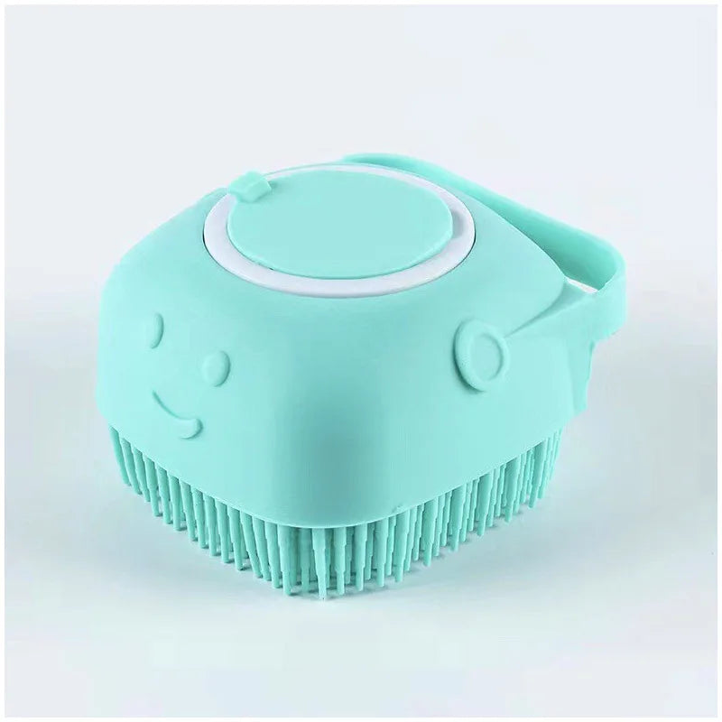 Silikonbadborste – Schampo & Massage, 2-i-1