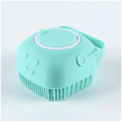 Silikonbadborste – Schampo & Massage, 2-i-1